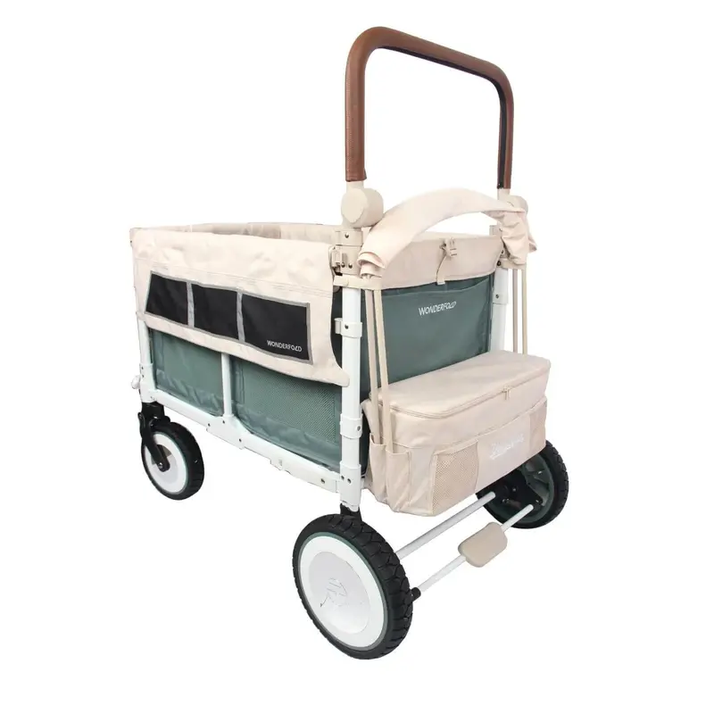 Wonderfold Vw4 Volkswagen Stroller Wagon - Green 2