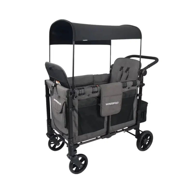 Wonderfold W2 Elite Pro Stroller Wagon - Charcoal Grey 1