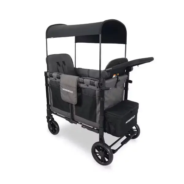Wonderfold W2 Elite Pro Stroller Wagon - Charcoal Grey 2