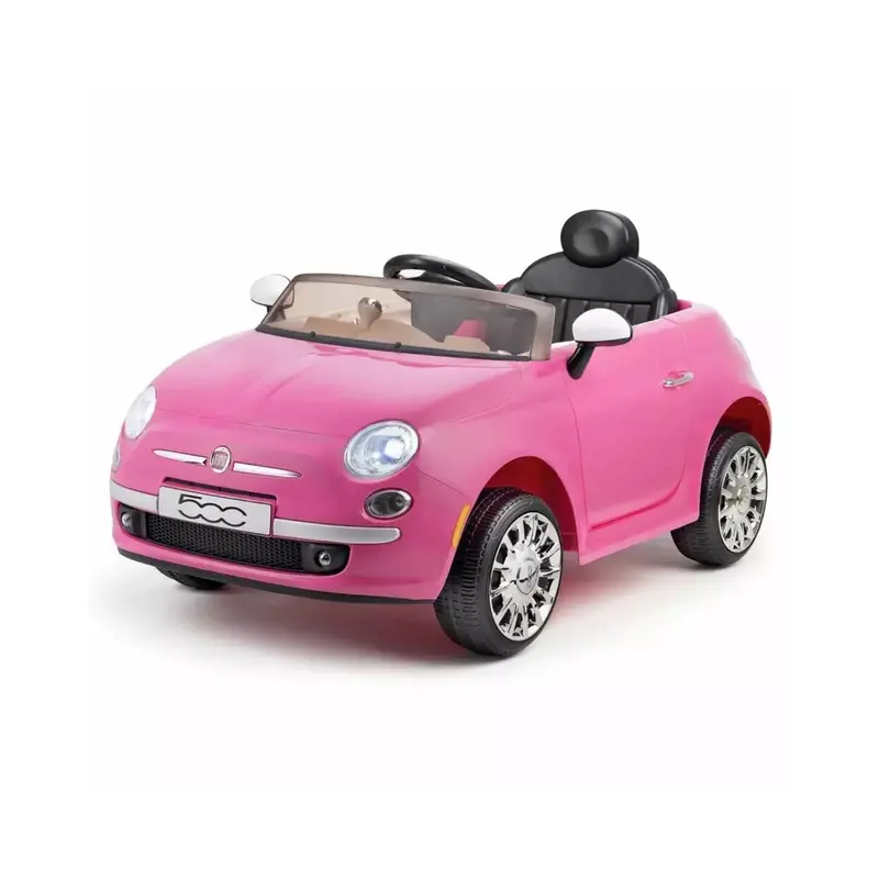 Xootz Fiat 500 12V Electric Ride On - Pink 1