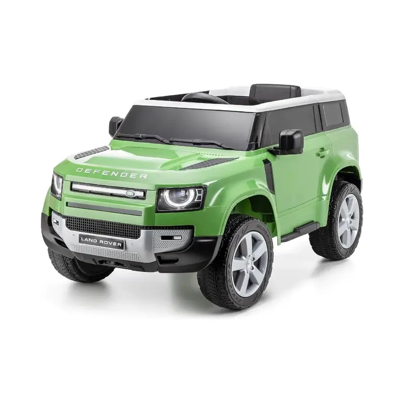 Xootz Land Rover Defender 12V Electric Ride On With Lithium Battery - Green 1