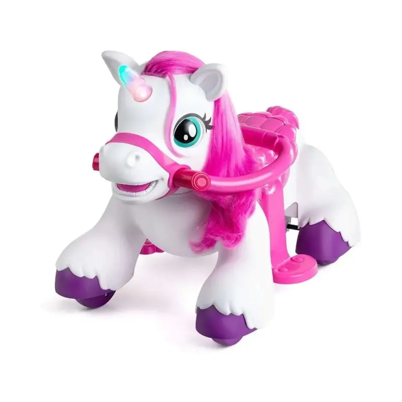 Xootz Magical Unicorn 6V Electric Ride On - White 1