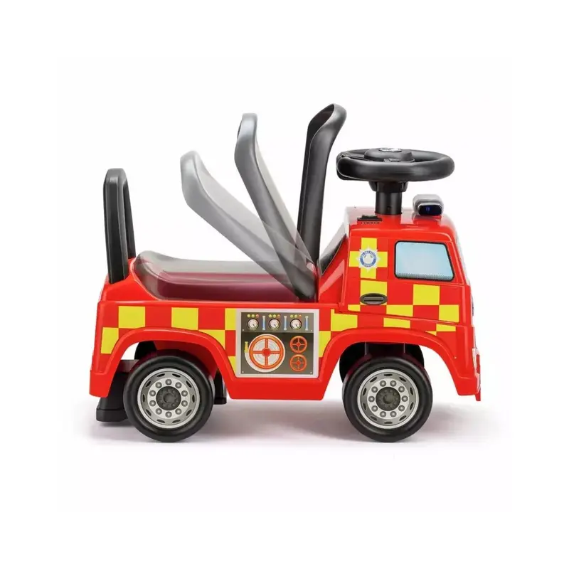 Xootz Mercedes-Benz Fire Engine Foot-To-Floor Ride On - Red 2