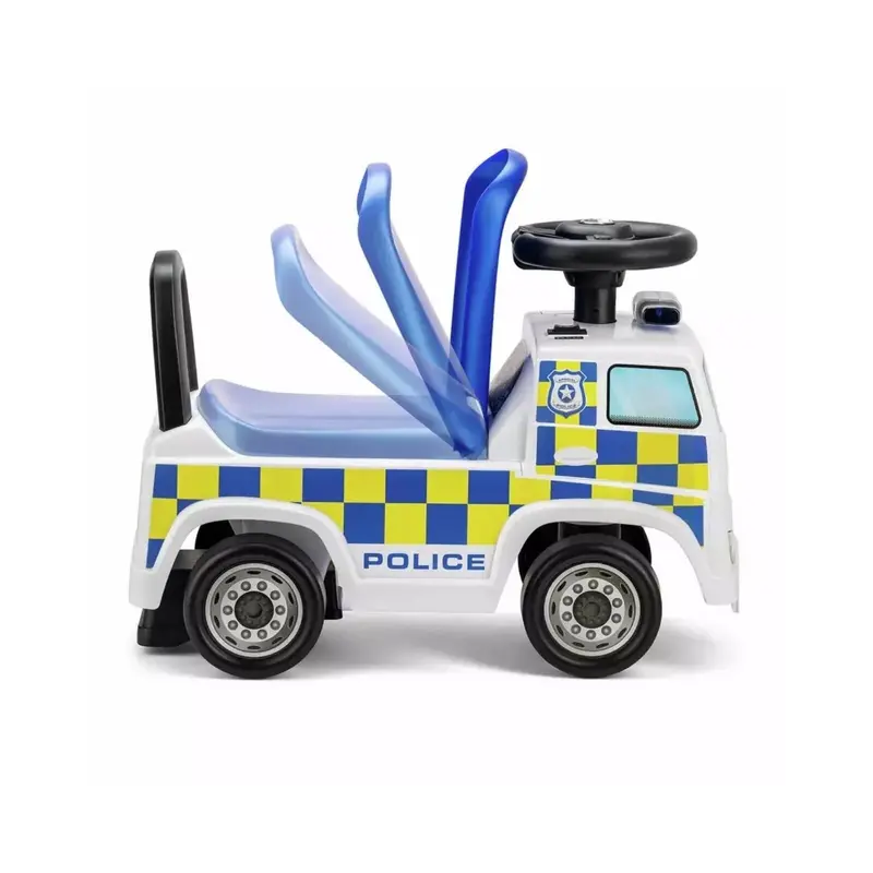 Xootz Mercedes-Benz Police Foot-To-Floor Ride On - White 2