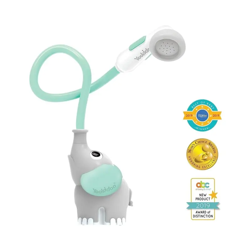 Yookidoo Baby Shower Bath Toy Elephant - Turquoise 1