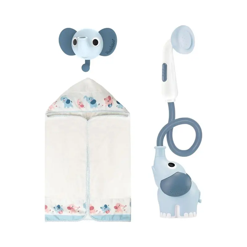 Yookidoo Baby Shower Gift Set Elephant - Cloudy Blue 1