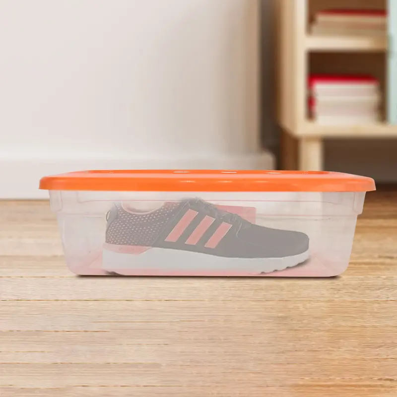 Zapatera De Plástico 5L Color Naranja 1