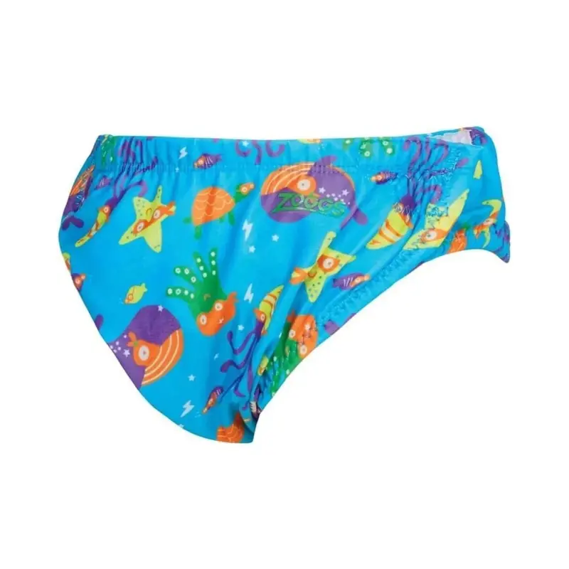 Zoggs Adjustable Reuseable Swim Nappy 3-24 Months - Blue 1