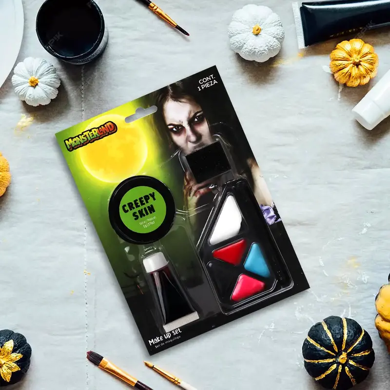 Zombi, Kit De Maquillaje Para Disfraz 1