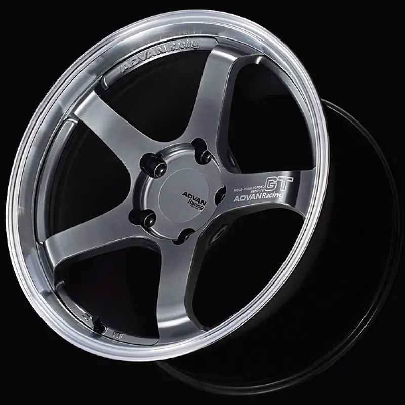 Advan Gt Forged Wheel – 19X9, Et46, 5X130, Machined Face With Hyper Platinum Finish 1