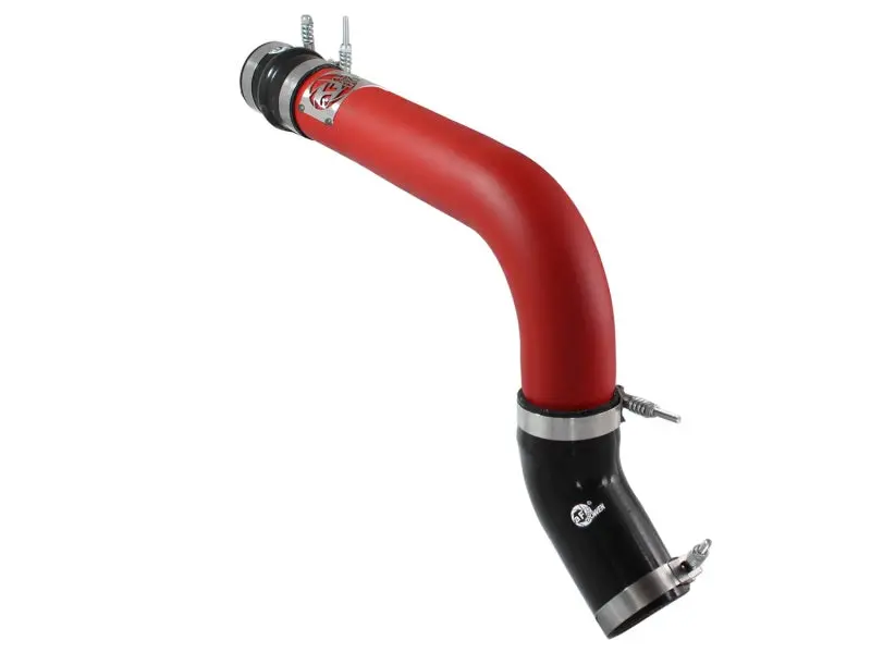 Afe Bladerunner 3-Inch Red Hot-Side Intercooler Tube Kit With Couplings For 2013–2014 Ram 6.7L Diesel 1
