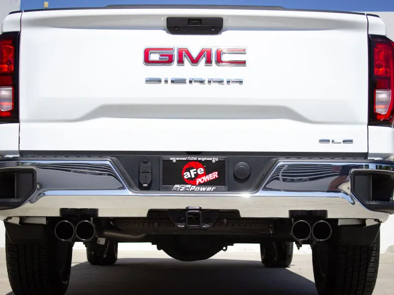 Afe Vulcan Series Cat-Back Exhaust For 2019 Gm Silverado/Sierra 1500 2.7L Turbo – Black Tips, 3-Inch To 2.5-Inch 2