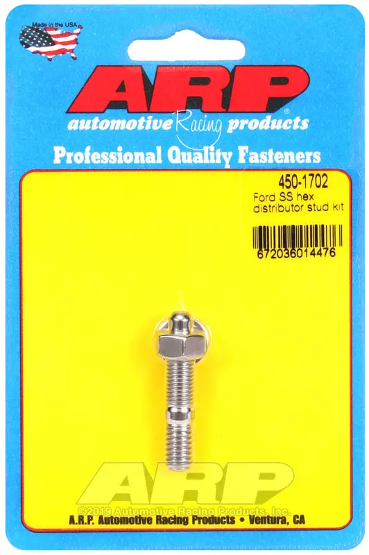Arp Hex Distributor Stud Kit For Ford Small-Block Engines – Stainless Steel, High-Strength Threaded Fasteners 1