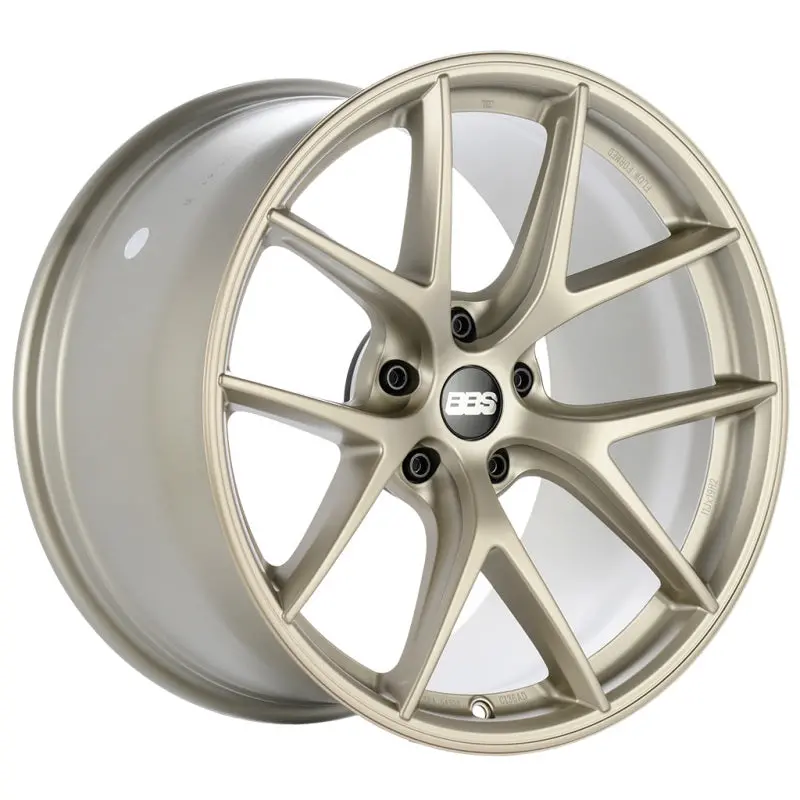 Bbs Ci-R Forged Alloy Wheel – 19×10, Et35, Satin White-Gold Finish 1