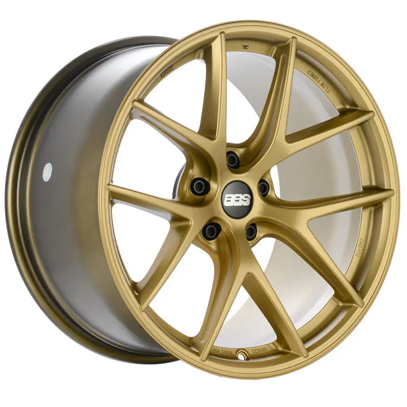 Bbs Ci-R Forged Alloy Wheel – 19X9", Et72, Satin Gold Finish 1