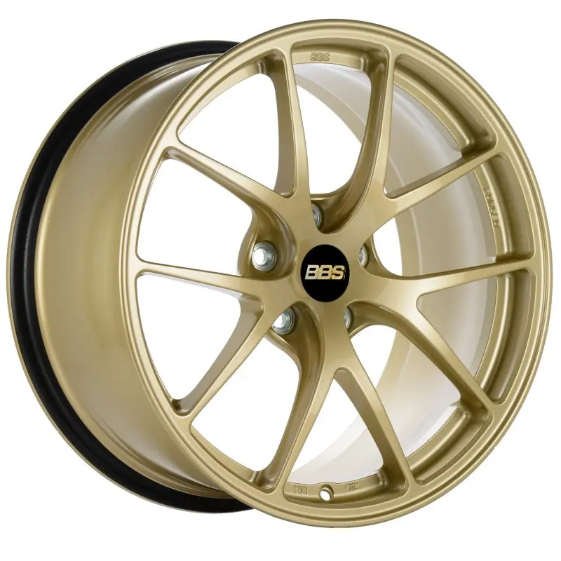 Bbs Ri-A 18X10.5 5X120 Et22 Gold Wheel -82Mm Pfs/Clip Required 1