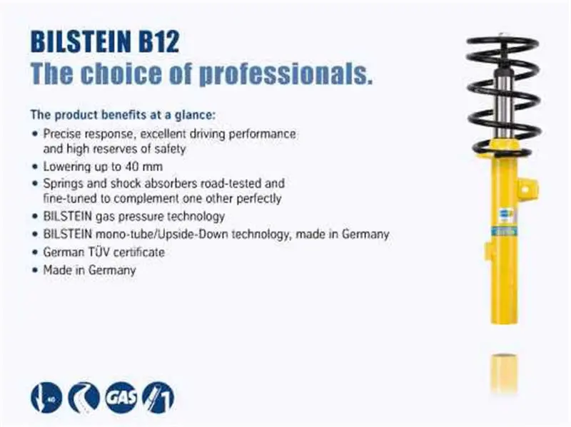 Bilstein B12 Sport Suspension Kit For 2002 Audi A4 Quattro Avant – Front And Rear 2