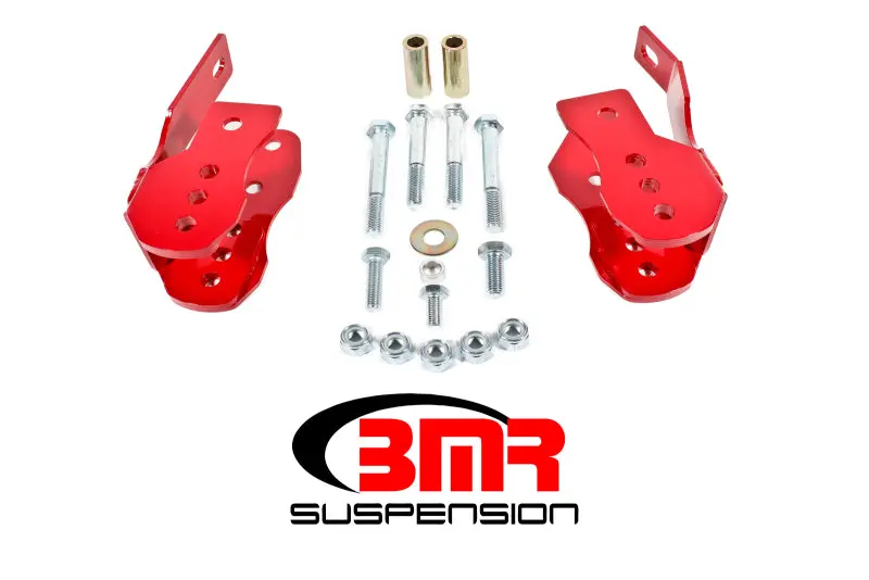 Bmr 05-14 S197 Mustang Bolt-On Control Arm Relocation Brackets - Red 1