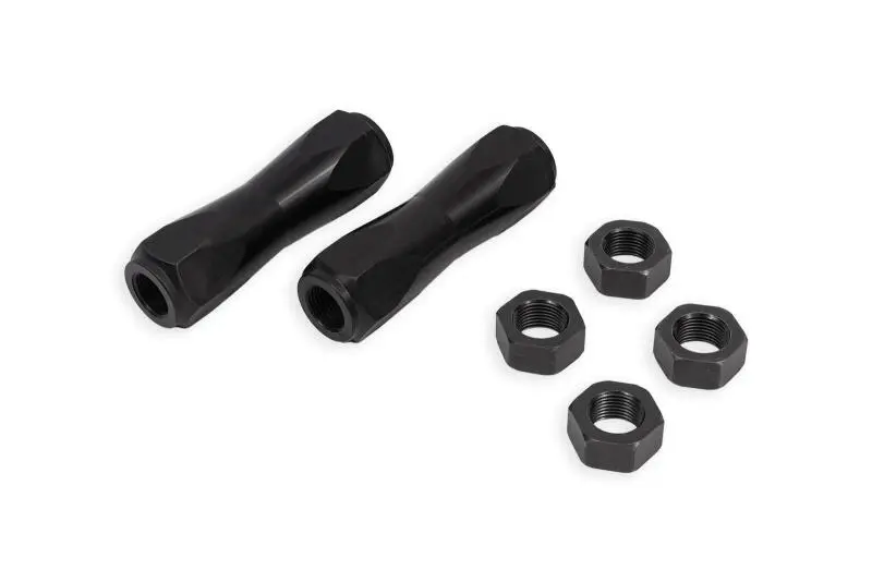 Bmr Black Anodized Tie Rod Sleeves – 5/8" Threaded, Compatible With 1964–1970 A-Body And 1978–1987 G-Body Vehicles 1