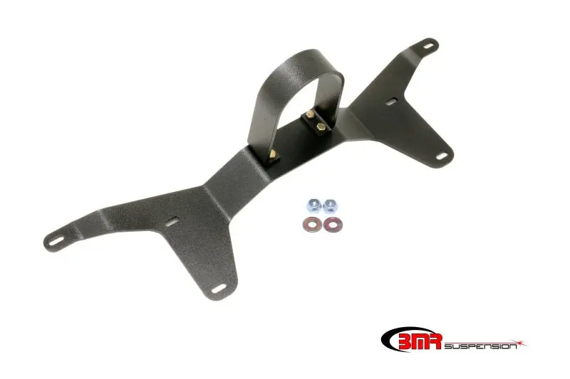 Bmr Rear Tunnel Brace With Driveshaft Safety Loop For 2005–2014 Mustang S197 – Black Hammertone Finish 1
