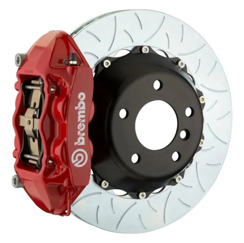 Brembo Gt Rear Big Brake Kit For 2007–2018 Jeep Wrangler/Unlimited – 4-Piston Calipers, 380X28Mm Slotted Two-Piece Rotors 1