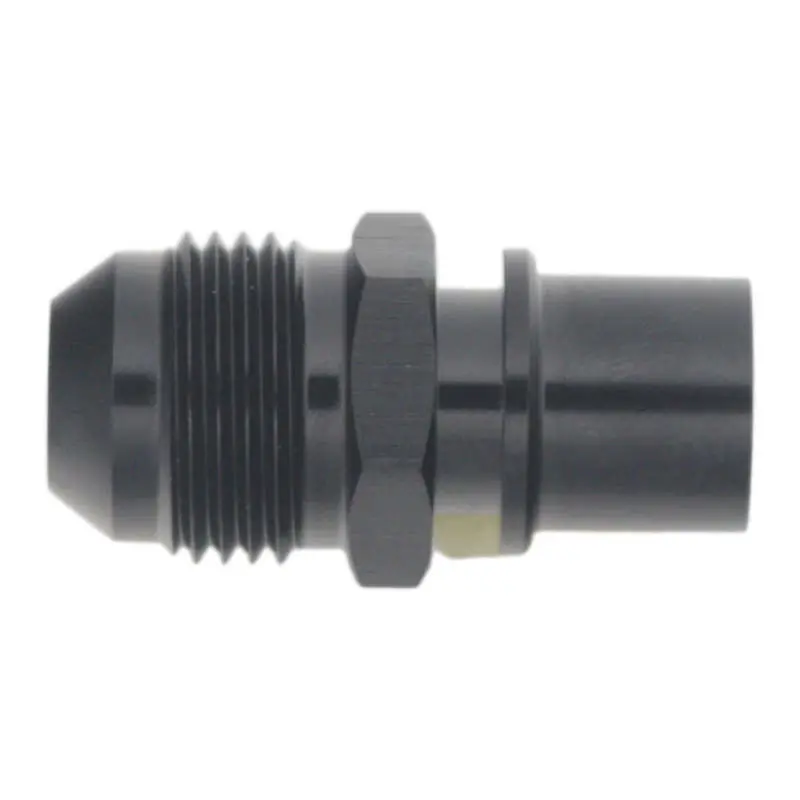 Deatschwerks 8An Male Flare To Toyota Fuel Module Quick Connect – Matte Black Anodized 1