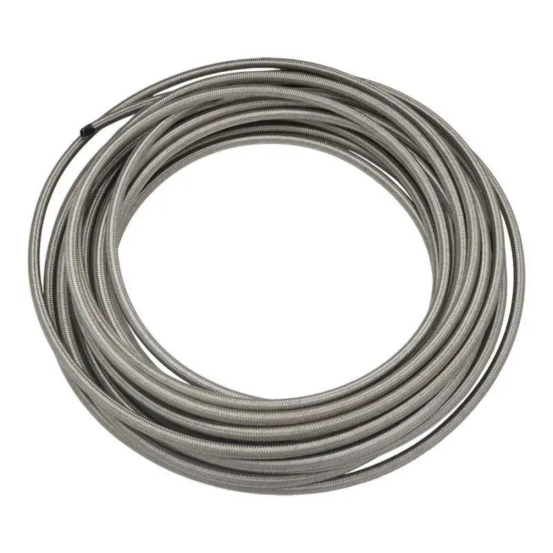 Deatschwerks 8An Stainless Steel Double Braided Cpe Hose - 50Ft 1