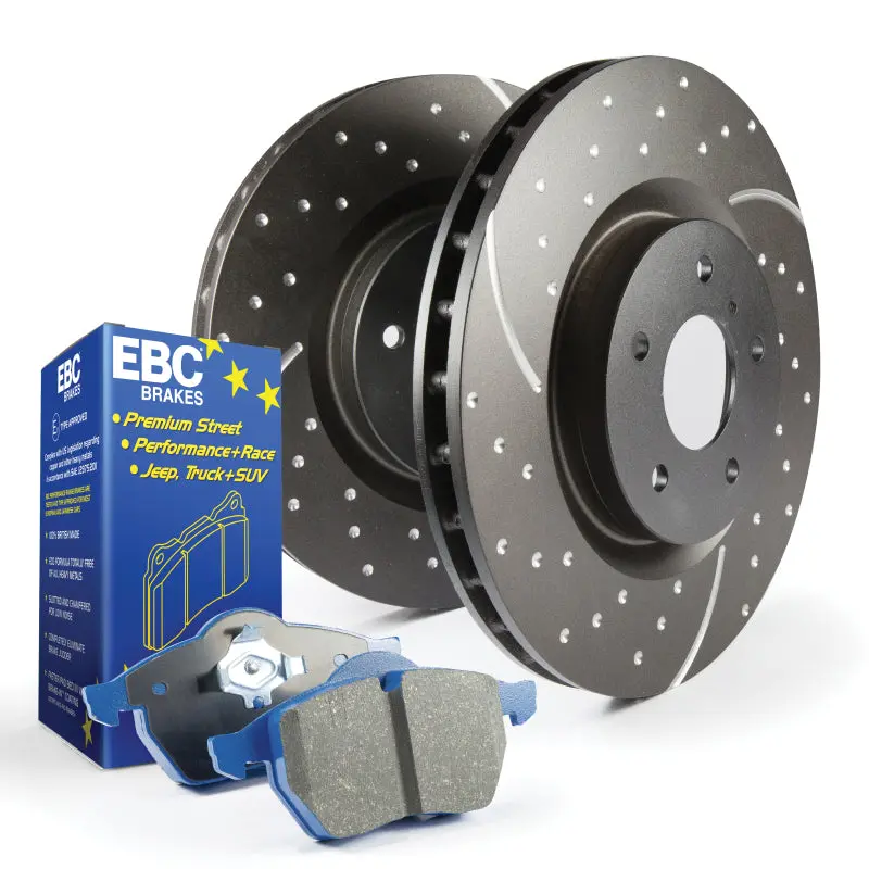 Ebc Bluestuff Brake Pad And Grooved Rotor Kit – S6 Series 2