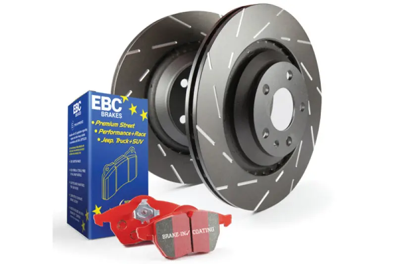 Ebc S4 Brake Kit – Redstuff Performance Pads & Usr Drilled/Slotted Rotors 1
