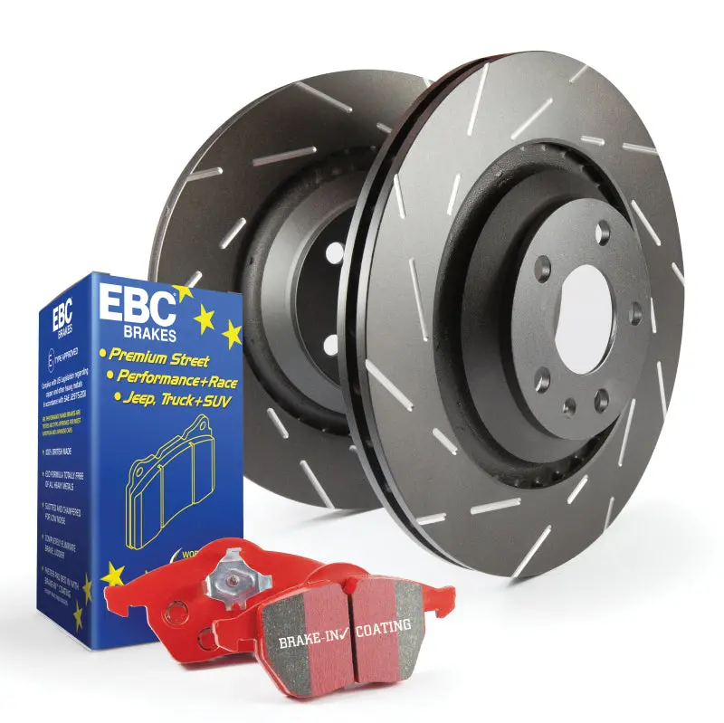Ebc S4 Brake Kit – Redstuff Performance Pads & Usr Drilled/Slotted Rotors 2