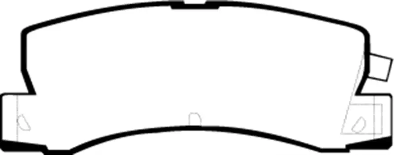 Ebc Ultimax2 Rear Brake Pads For 1990–1991 Lexus Es250 (2.5L) 1