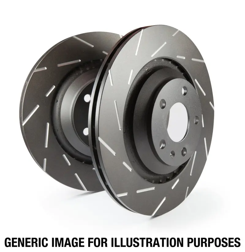 Ebc Usr Slotted Front Brake Rotors For 2002–2004 Infiniti G35 3.5L Automatic 2