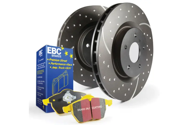 Ebc Yellowstuff Brake Kit – Performance Pads & Grooved Gd Rotors 2