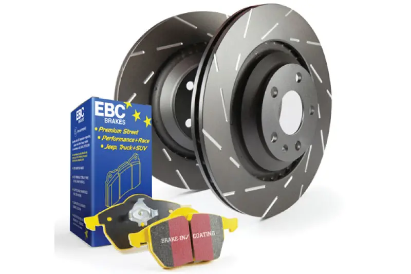 Ebc Yellowstuff Brake Pad And Usr Drilled & Slotted Rotor Kit (S9 Series) 1