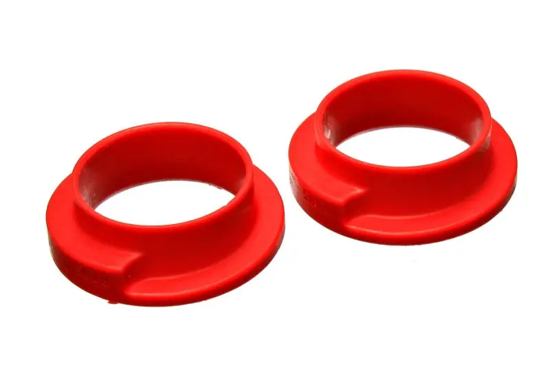 Energy Suspension Universal Coil Spring Isolators – 2-3/16" Id, 3" Od, 1" Height, Red Polyurethane (2-Pack) 1