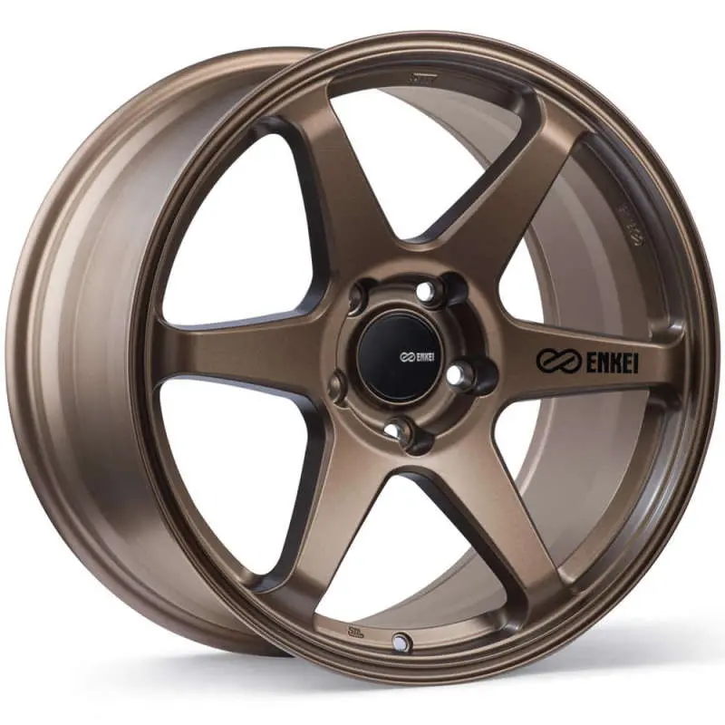 Enkei T6R 18X8 45Mm Offset 5X100 Bolt Pattern 72.6 Bore Matte Bronze Wheel 1