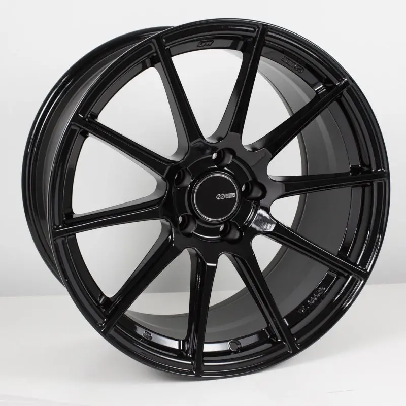Enkei Ts10 Black Alloy Wheel – 18X8.5", 5X114.3 Bolt Pattern, 25Mm Offset, 72.6Mm Bore 1