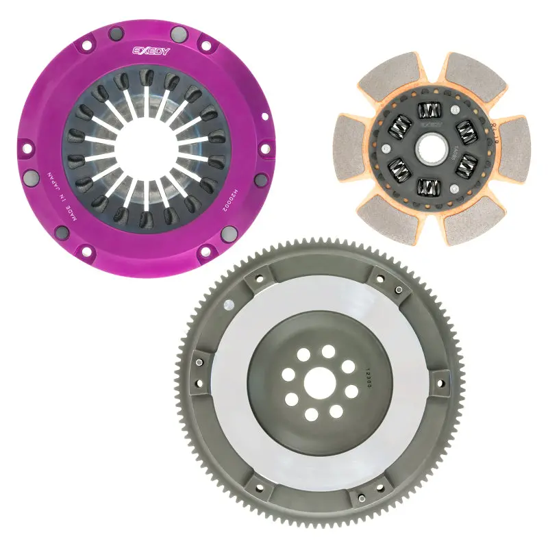 Exedy Hyper Single Clutch Kit For 2000–2009 Honda S2000: Sprung Center Disc, Pull-Type Cover 2