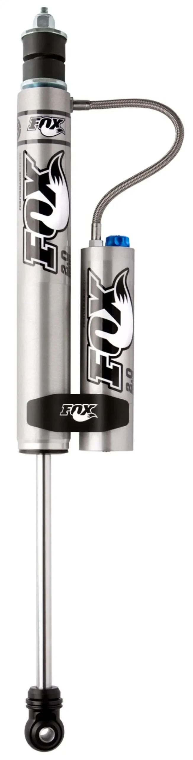 Fox 2.0 Performance Series Smooth Body Rear Shock For 2017–2018 Ford F-250 – Remote Reservoir, 4–6" Lift 2