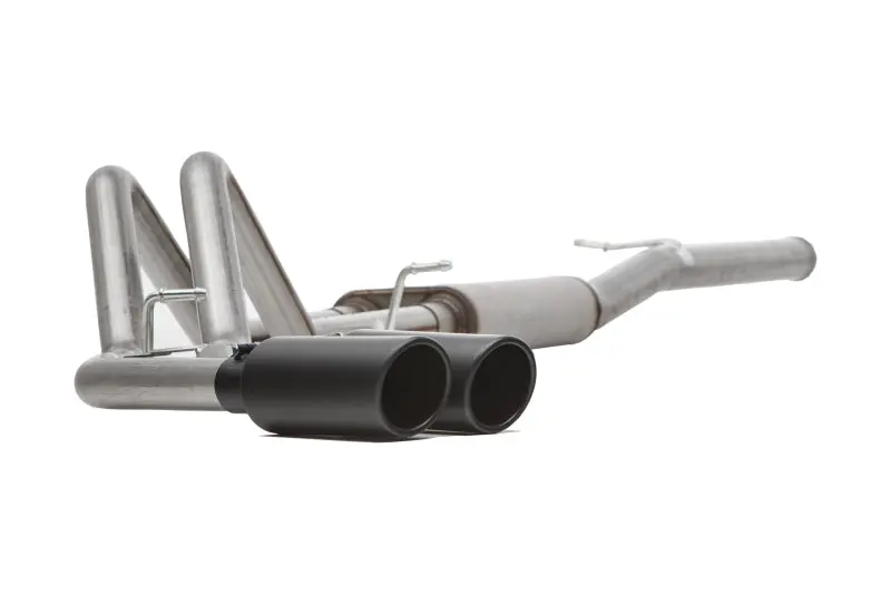 Gibson Black Elite Dual-Sport Cat-Back Exhaust For 2017–2018 Ford F-250 Super Duty 6.2L Lariat 1