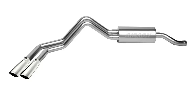 Gibson Cat-Back Dual Sport Exhaust System For 2014–2018 Chevrolet Silverado 1500 Ltz 6.2L – Aluminized Steel, 3.5"/2.25" Diameter 1