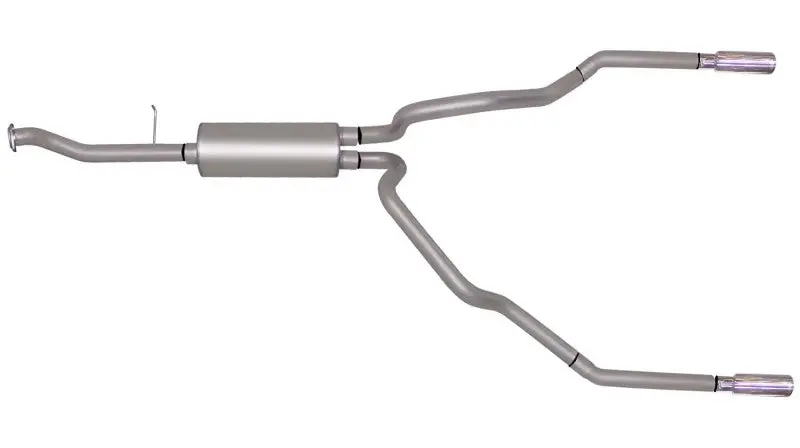 Gibson Stainless Steel Cat-Back Dual Exhaust System – 2.5-Inch Diameter For 1999–2005 Chevrolet Silverado 1500 Base (4.3L V6) 1