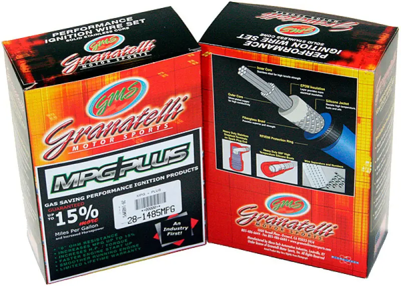 Granatelli High-Performance Ignition Wire Set For 1996–2000 Dodge Caravan & Grand Caravan (3.0L V6) 1