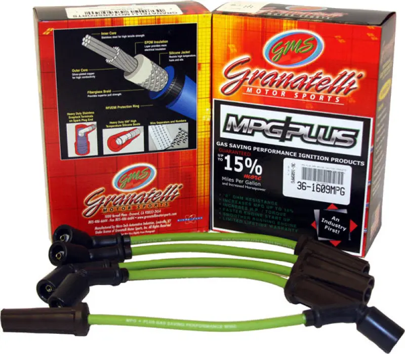 Granatelli Mpg Plus Ignition Wire Set For 1983–1985 Chevrolet Impala 3.8L Inline-6 1