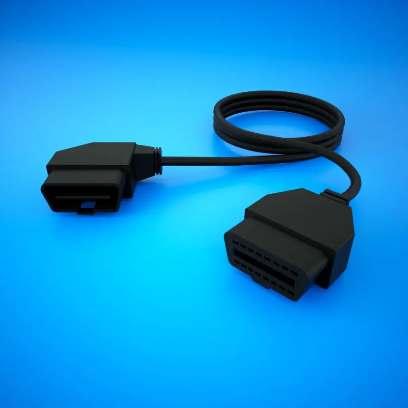 Hpt Right-Angle Obdii Extension Cable – 5-Foot Length 1