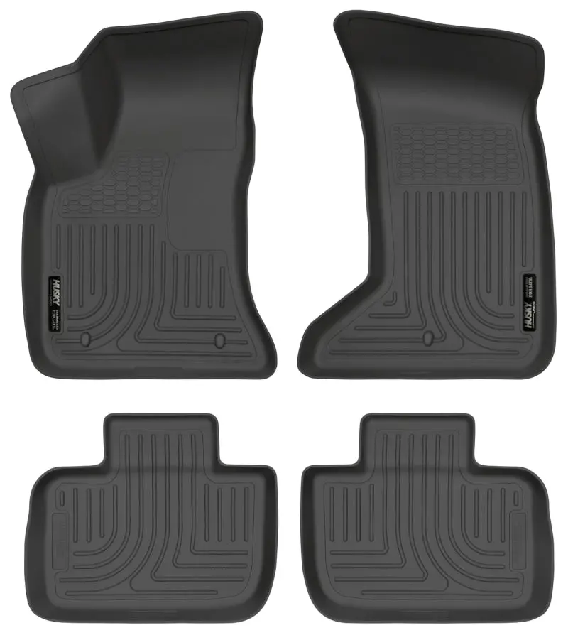 Husky Liners Weatherbeater Floor Liner Combo For 2011–2012 Dodge Charger & Chrysler 300 (Awd Only) – Black 1