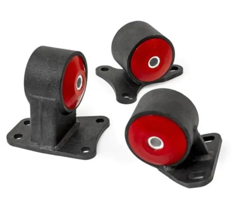 Innovative Black Steel Motor Mounts With 95A Bushings For 1988–1991 Honda Prelude B-Series Engines 1