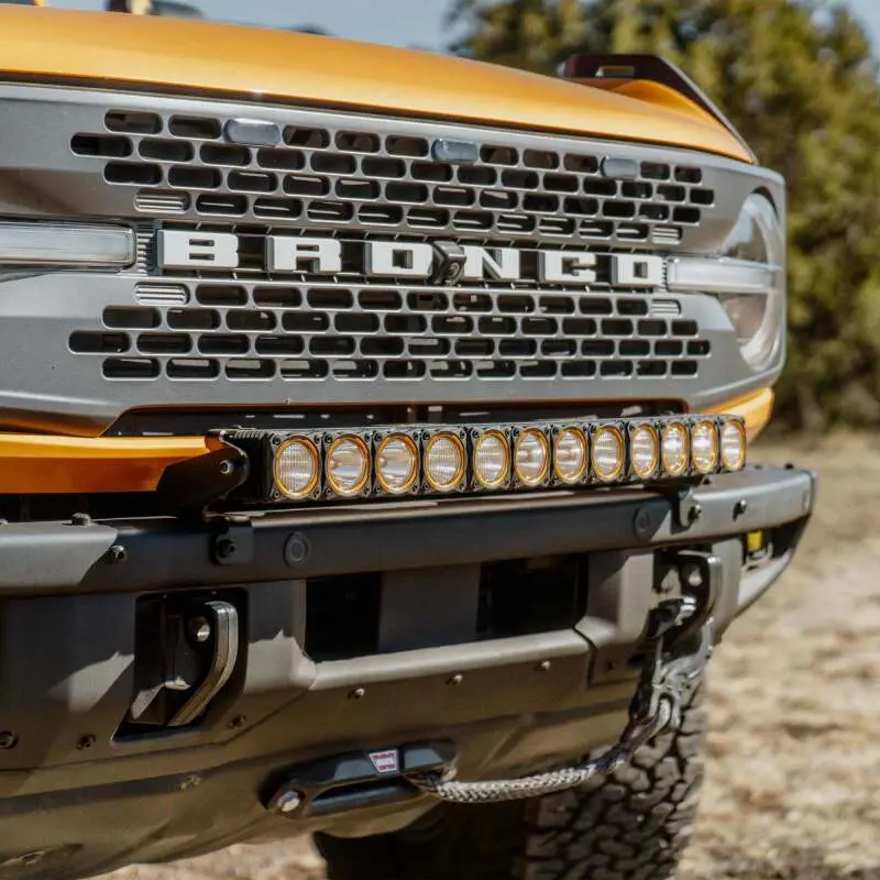 Kc Hilites Front Bumper Light Bar Mount For 2021–2024 Ford Bronco (Compatible With 30″ Flex Era Led Bar) 2