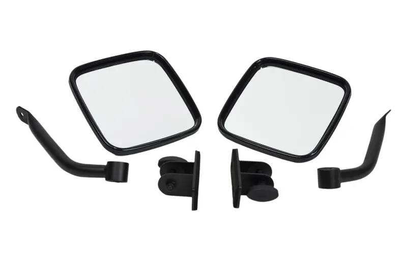 Kentrol E-Z Detach Mirror Pair For Jeep Wrangler Tj/Jk (1997–2018) – Textured Black 1