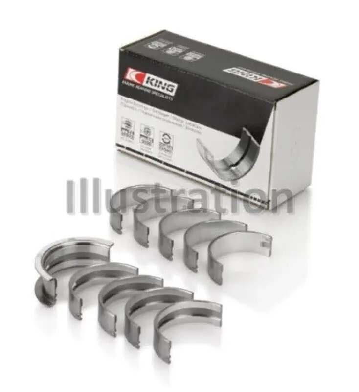 King Engine Bearings Audi/Vw Ck/Cy/Ha/Jk/Ky/Rp/Zf/Aeb (Size +0.25Mm) Main Bearing Set 1